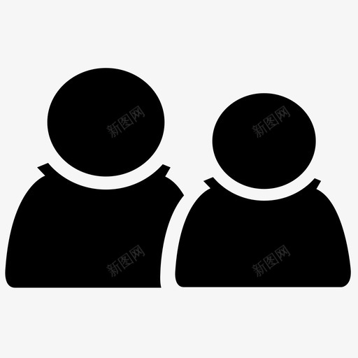 社区帐户朋友图标svg_新图网 https://ixintu.com 个人资料 人员 团队 帐户 朋友 用户 社区 组