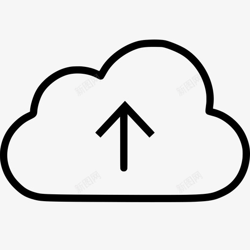 云上传托管图标svg_新图网 https://ixintu.com 云上传 托管
