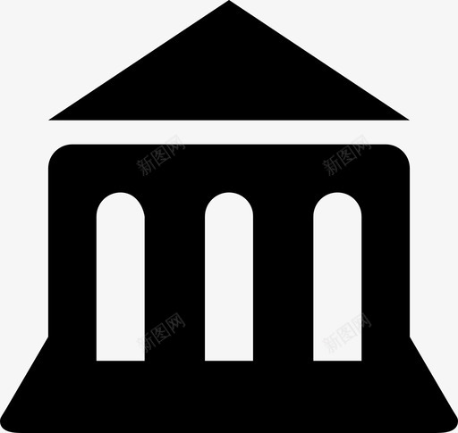 市政厅官僚机构资本政府法律图标svg_新图网 https://ixintu.com 官僚机构 市政厅 政府 权力 法律 资本