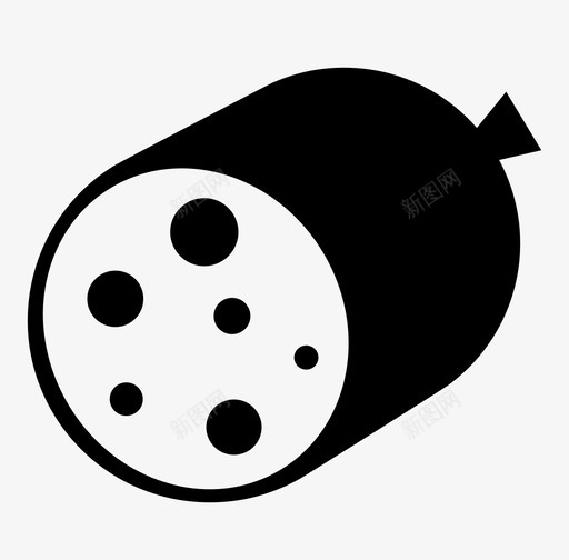 肉火腿香肠图标svg_新图网 https://ixintu.com 火腿 肉 香肠