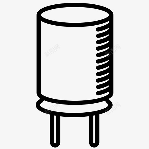 电气元件电阻器晶体管图标svg_新图网 https://ixintu.com 晶体管 电气元件 电阻器