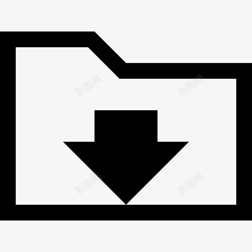文件夹箭头文档图标svg_新图网 https://ixintu.com 下载 保存 文件 文件夹 文档 箭头