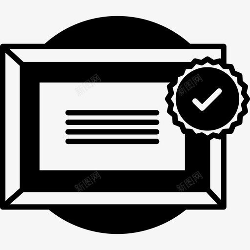 有框架的证书教育程度几个图标svg_新图网 https://ixintu.com 几个 教育程度 有框架的证书