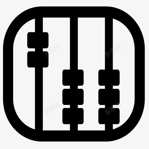 算盘计算器计数图表数学图标svg_新图网 https://ixintu.com 图表 工具 数学 算盘 计数 计算器