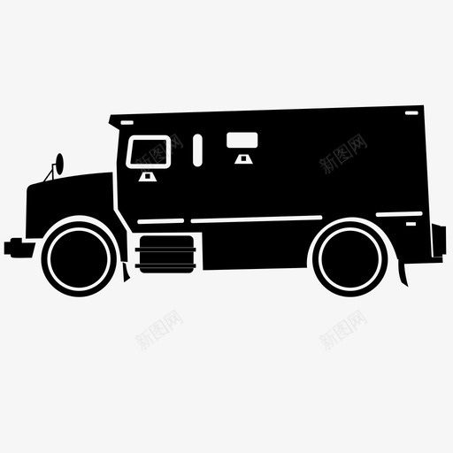 装甲车安全图标svg_新图网 https://ixintu.com 安全 装甲车