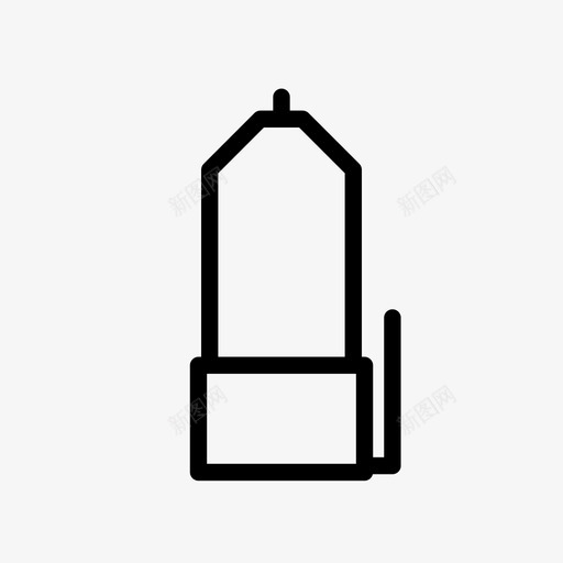 采购产品钢笔笔帽塑料笔图标svg_新图网 https://ixintu.com 书写 塑料笔 工具 文具 笔帽 采购产品钢笔