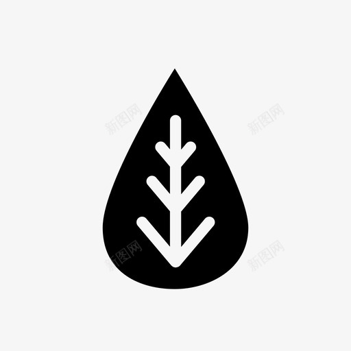 叶环境绿色图标svg_新图网 https://ixintu.com 叶 植物 环境 生长 绿色