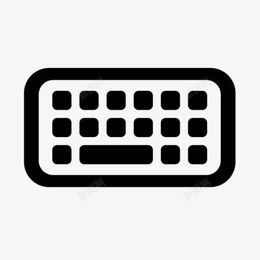 键盘按钮计算机图标svg_新图网 https://ixintu.com 关键字 按钮 搜索 计算机 键盘