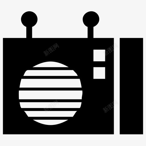 收音机调幅调频电子图标svg_新图网 https://ixintu.com 媒体 收音机 物体 电台 电子 调幅调频 调音 频率