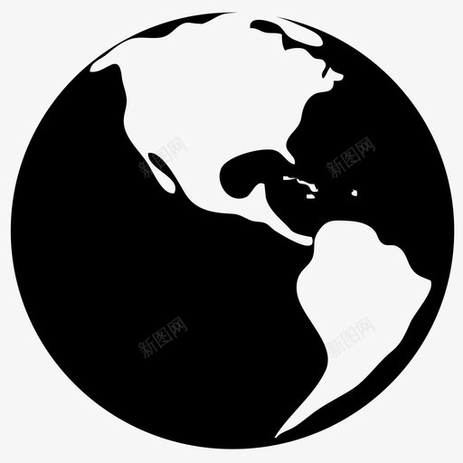 地球地球仪全球定位系统图标svg_新图网 https://ixintu.com 世界 位置 全球定位系统 地图 地球 地球仪 家