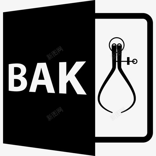 Bak文件格式符号接口文件格式样式图标svg_新图网 https://ixintu.com Bak文件格式符号 接口 文件格式样式