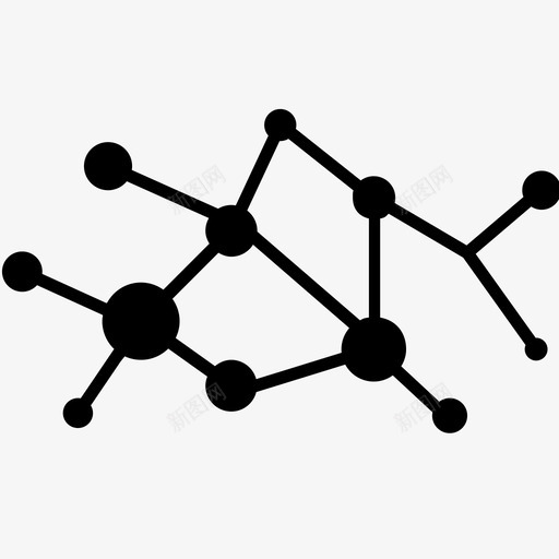 互联网网络传播图标svg_新图网 https://ixintu.com 互联网 传播 分享 根茎 框架 细胞 网络 连接