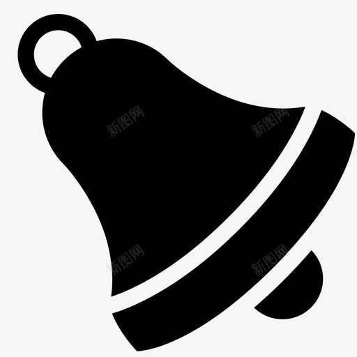 钟声圣诞节冬季图标svg_新图网 https://ixintu.com 12月25日 假日 冬季 圣诞快乐 圣诞节 圣诞装饰 节日装饰 钟声