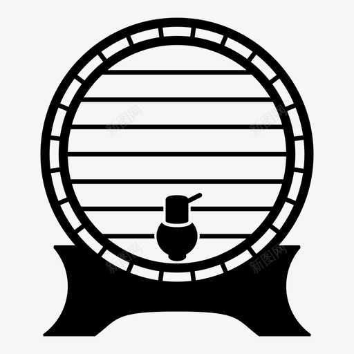 酒桶威士忌桶壶嘴图标svg_新图网 https://ixintu.com 壶嘴 威士忌桶 棺材 橡木桶 葡萄 酒桶 酸陈年啤酒