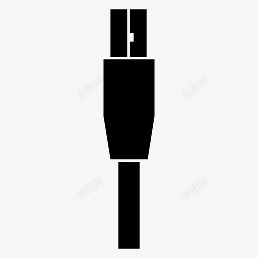 usb电缆线缆图标svg_新图网 https://ixintu.com usb usb线缆 插件 插头 电缆 线缆