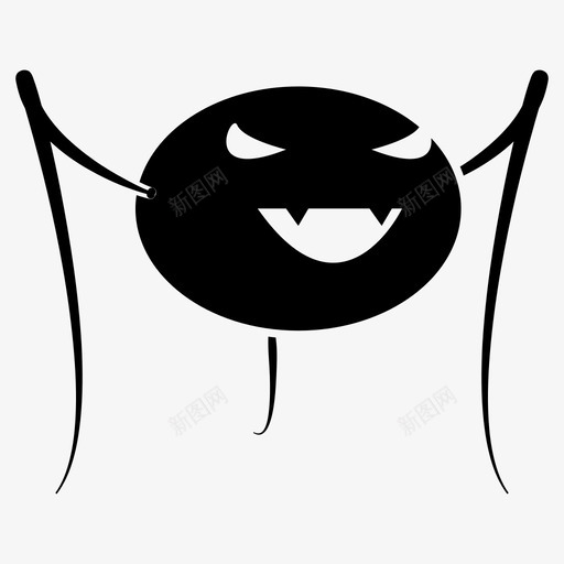 怪物生物万圣节图标svg_新图网 https://ixintu.com 万圣节 怪物 恐怖 昆虫 生物 蜘蛛