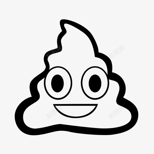 便便快乐的便便快乐的脸图标svg_新图网 https://ixintu.com 便便 垃圾 快乐的便便 快乐的脸 狗屎 粪便 表情 表情符号