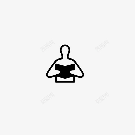 阅读工作和学校图标svg_新图网 https://ixintu.com 工作和学校 阅读