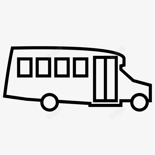 巴士巴士站公共交通图标svg_新图网 https://ixintu.com 公共交通 巴士 巴士站 旅游 酒店