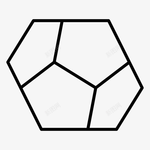 十二面体正十二面体多面体图标svg_新图网 https://ixintu.com 几何 十二面体 多面体 形状 数学 数学形状 正十二面体 物体
