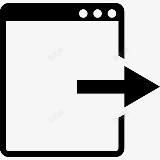 打开网站窗口左箭头界面数据图标svg_新图网 https://ixintu.com 打开网站窗口左箭头 数据 界面