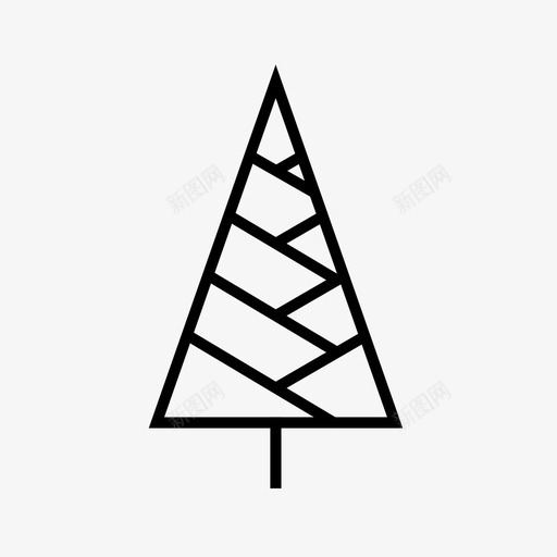 树风格化公园图标svg_新图网 https://ixintu.com 公园 抽象树 树 森林 自然 设计树 风格化 风格化树