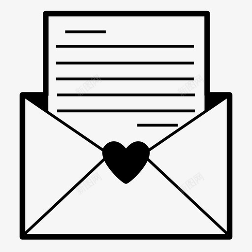 情书纸激情图标svg_新图网 https://ixintu.com 情书 情人节 情欲 浪漫 激情 甜蜜 秘密 笔 纸