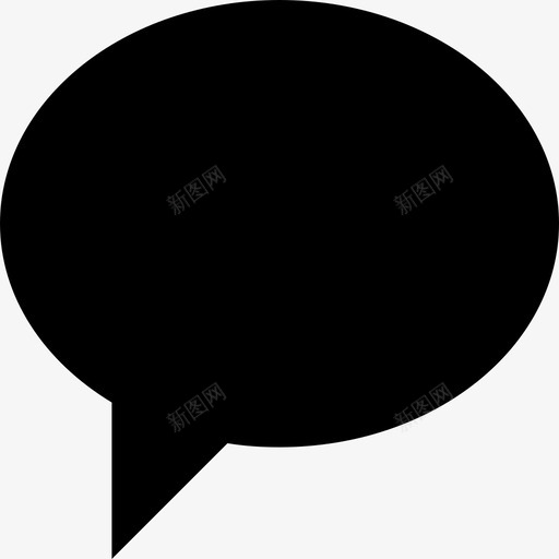 语音泡泡交谈交流图标svg_新图网 https://ixintu.com 交流 交谈 聊天 语音泡泡