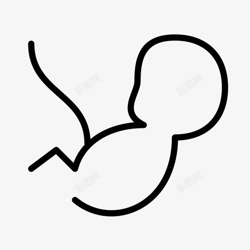 胎儿婴儿生命图标svg_新图网 https://ixintu.com 人 分娩 医院 在医院 婴儿 生命 胎儿 胚胎 脐带