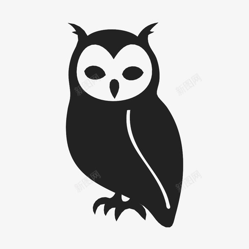 猫头鹰夜猫子哺乳动物图标svg_新图网 https://ixintu.com 动物 哺乳动物 夜猫子 夜行性 小鸟 猫头鹰 生物 野兽