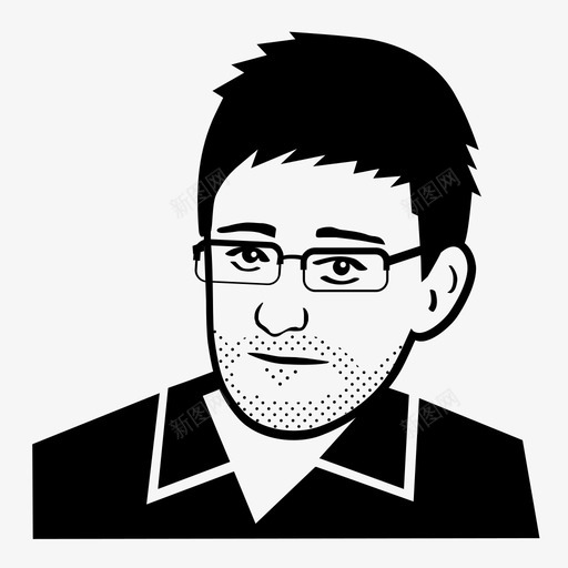 爱德华斯诺登秘密信息泄密者图标svg_新图网 https://ixintu.com 个人 人 叛徒 告密者 国家安全局 泄密者 爱德华斯诺登 秘密信息