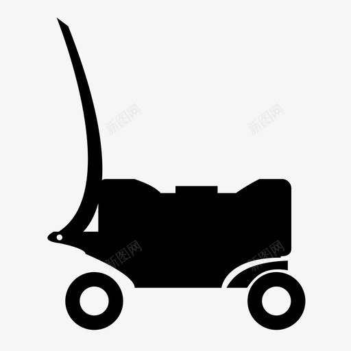 马车孩子们图标svg_新图网 https://ixintu.com 孩子们 马车
