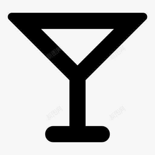 酒吧地图马提尼杯图标svg_新图网 https://ixintu.com 位置和活动 地图 指针 服务 标签 水 点 葡萄酒 酒吧 马提尼杯