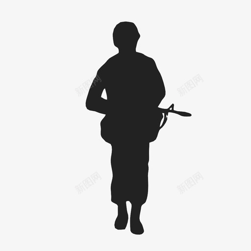 士兵枪人图标svg_新图网 https://ixintu.com 人 士兵 枪 美国 美国士兵