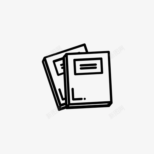 笔记本学校阅读图标svg_新图网 https://ixintu.com 学习 学校 日记 笔记本 蒙巴松一月 阅读 阅读器