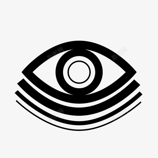 失眠眼袋疯狂图标svg_新图网 https://ixintu.com 困倦 失眠 疯狂 眼底 眼球 眼袋 睡眠不足 精神错乱