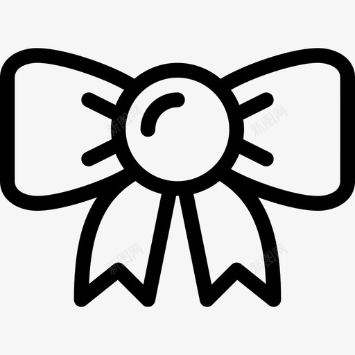蝴蝶结冬季假日丝带图标svg_新图网 https://ixintu.com 丝带 冬季假日 十二月 圣诞图标集 圣诞节装饰 节日 蝴蝶结 装饰