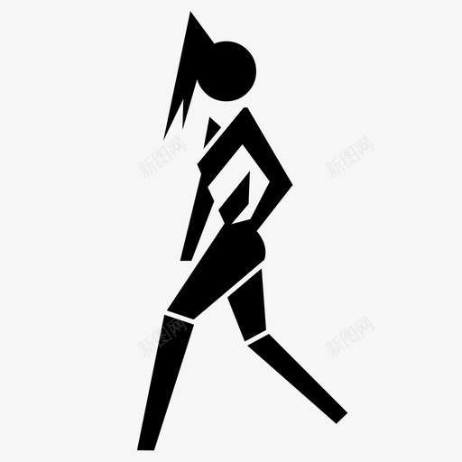女孩模特选美图标svg_新图网 https://ixintu.com 向上 女人 女孩 姿势 斜坡 时尚女性 模特 舞台 表演 趋势 选美 风格