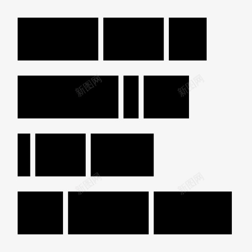 图表统计堆积条形图图标svg_新图网 https://ixintu.com 信息 信息图 图表 堆积条形图 数据分析 水平堆积条形图 水平条形图 统计