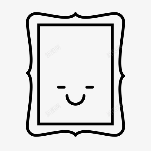 困倦笑脸图画图标svg_新图网 https://ixintu.com 博物馆 卡瓦伊 历史 和平 困倦 图画 画廊 笑脸 绘画
