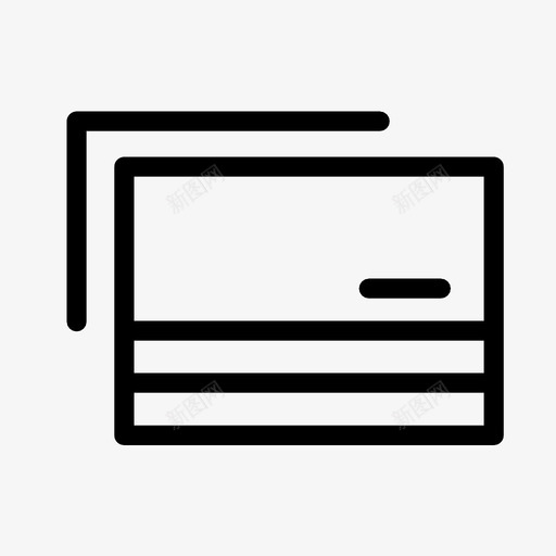 连接卡联系人图标svg_新图网 https://ixintu.com 办公室 图标 技术 符号 联系人 连接卡