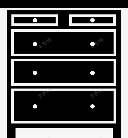 采购产品抽屉家俱家具图标svg_新图网 https://ixintu.com 卧室家具 家俱 家具 梳妆台 物品 采购产品抽屉
