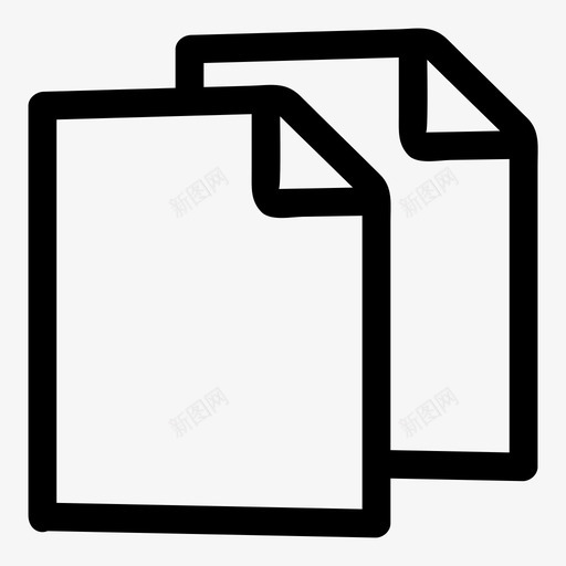 复印件圆珠笔手写体图标svg_新图网 https://ixintu.com 图纸 圆珠笔 复印件 手写体 手稿 文件 追踪