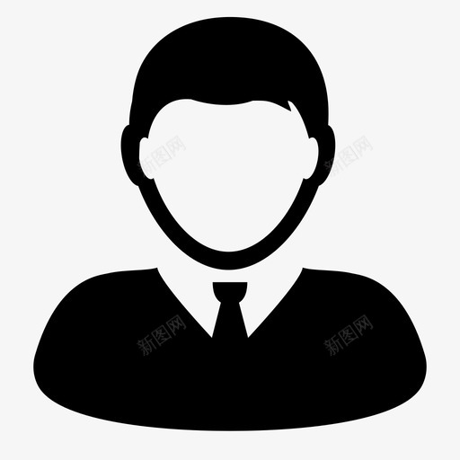 用户经理男职员图标svg_新图网 https://ixintu.com 个人资料 办公室职员 合伙人 学生 用户 男职员 程序员 经理 职员