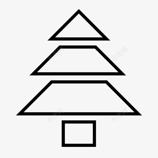 树绿色格伦图标svg_新图网 https://ixintu.com 中树 假日 圣诞树 树 格伦 礼物 绿色 耶稣 聚会 自然
