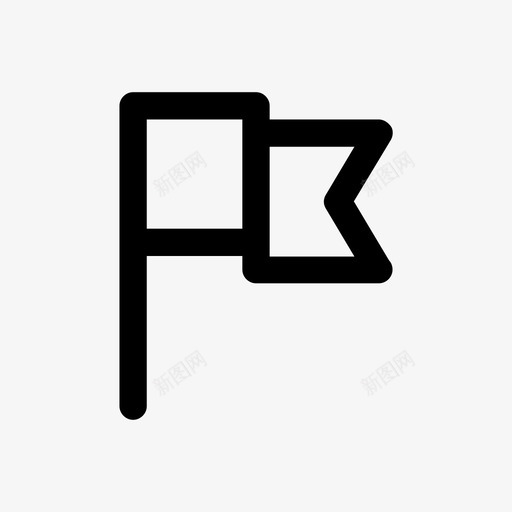 旗帜挥舞旗帜用户界面图标svg_新图网 https://ixintu.com ui元素 圆形 字符 小 投降 挥舞旗帜 旗帜 标记 用户界面 简单