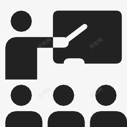 学校教师学生图标svg_新图网 https://ixintu.com rica图标 地图 学习 学校 学生 教师 教授 教育 界面 简单 讲座