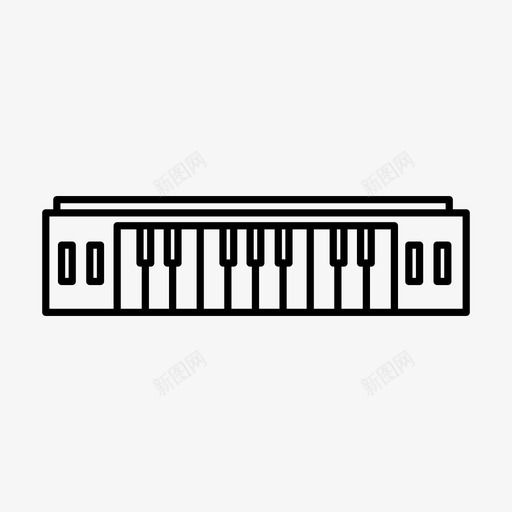 键盘合成器钢琴图标svg_新图网 https://ixintu.com 乐器 乐队 各种乐队装备 合成器 钢琴 钢琴家 键盘 键盘手 音乐家 音乐艺术家