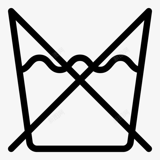 不洗洗衣图标洗衣机svg_新图网 https://ixintu.com 不洗 洗涤 洗涤图标 洗涤方向 洗涤说明 洗衣图标 洗衣机 洗衣符号