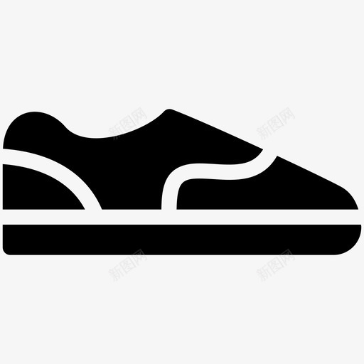 鞋标牌滑板图标svg_新图网 https://ixintu.com 伸展 实心图标 手臂和腿部伸展运动瑜伽 标牌 滑冰 滑板 滑板鞋 运动 运动-实心 鞋